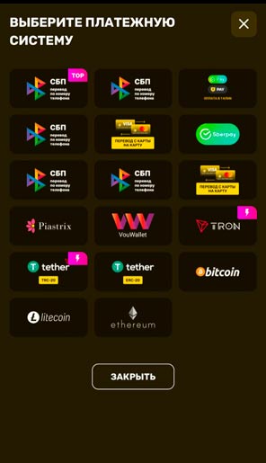 Способы депозита